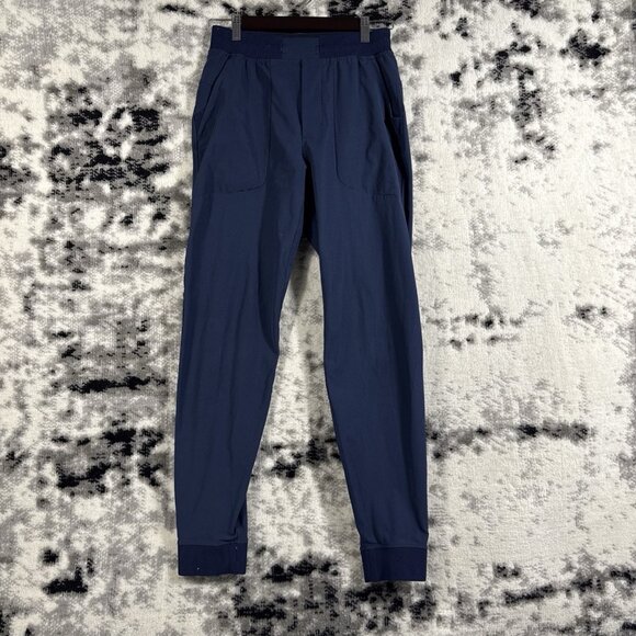 Lululemon ABC Jogger Mens Size Small Navy Blue Performance Gym Training - Picture 1 of 13